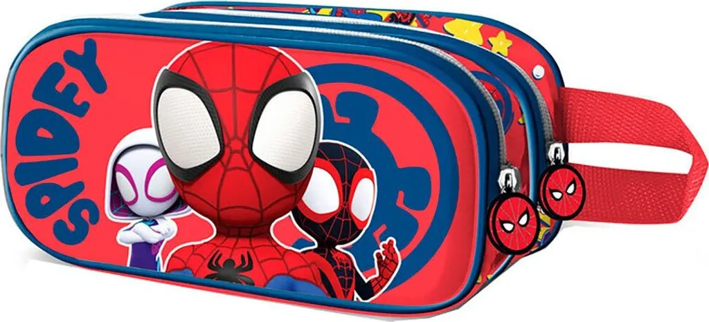 Karactermania Spiderman 3D Gang Trousse Double Rouge de Taille Unique - 2