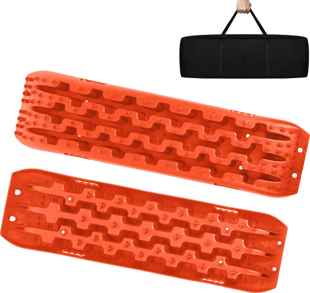 Aide au Démarrage Offroad 2 Pièces Orange pour Sable Neige et Boue 10T