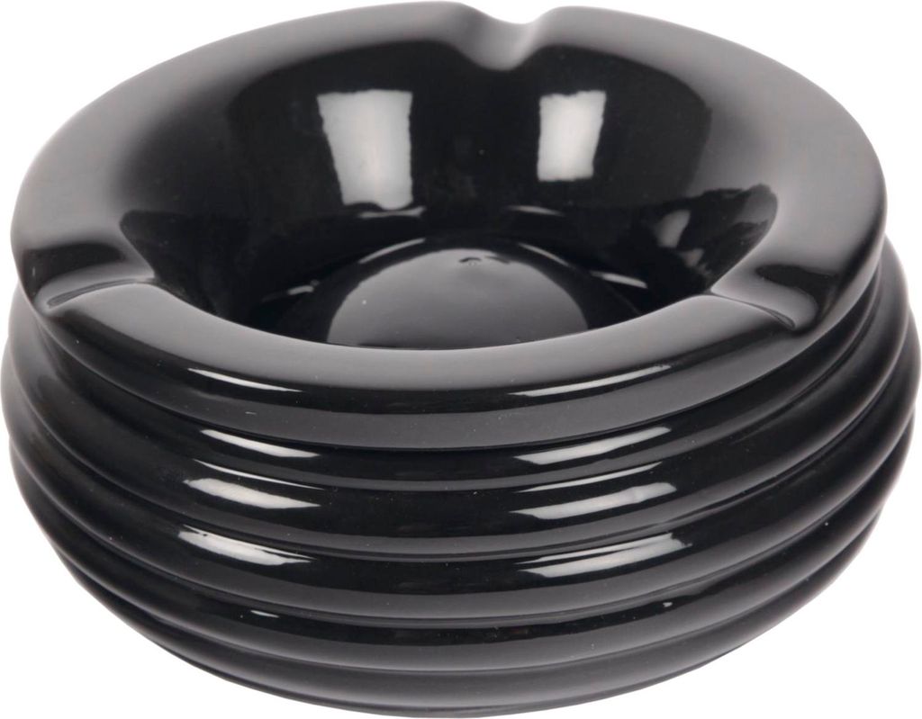 Popelník venkovní do větru keramický Gastro 15 cm, černý Obrázek produktu 