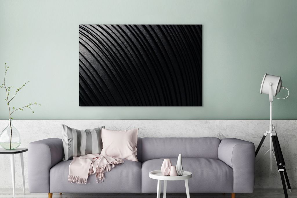 OneMillionCanvasses - Leinwandbilder - 140x90 cm, Papier - Farbton - Abstrakt, Wandbilder Kunstdruck Wanddekoration - Foto auf Leinwand - Gemäld...