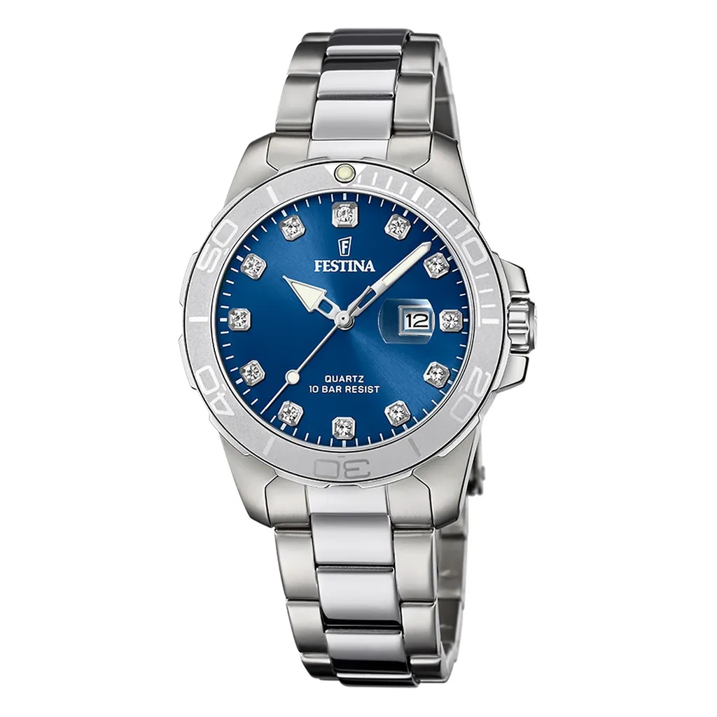 Recensione Festina F20503-6: Orologio Donna Acciaio e Zirconi Blu