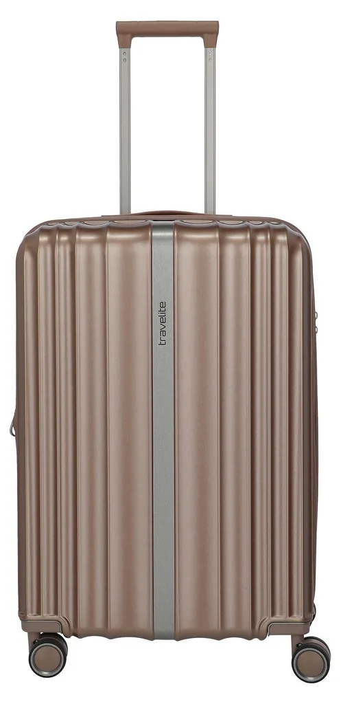 Trolley travelite Paros 4W 65cm Cappuccino rigide et ultra maniable