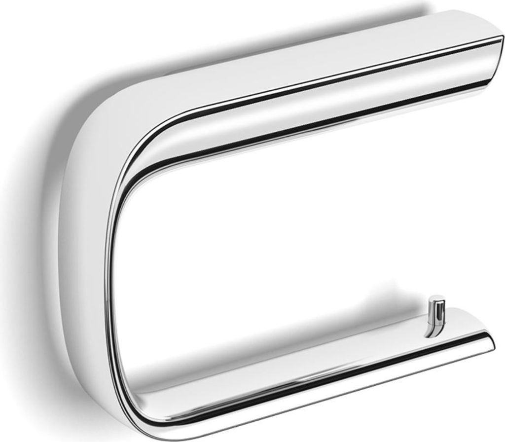 VIGOUR Vogue Papierhalter ohne Deckel Wandmontage Klorollenhalter Papierrollenhalter, verchromt
