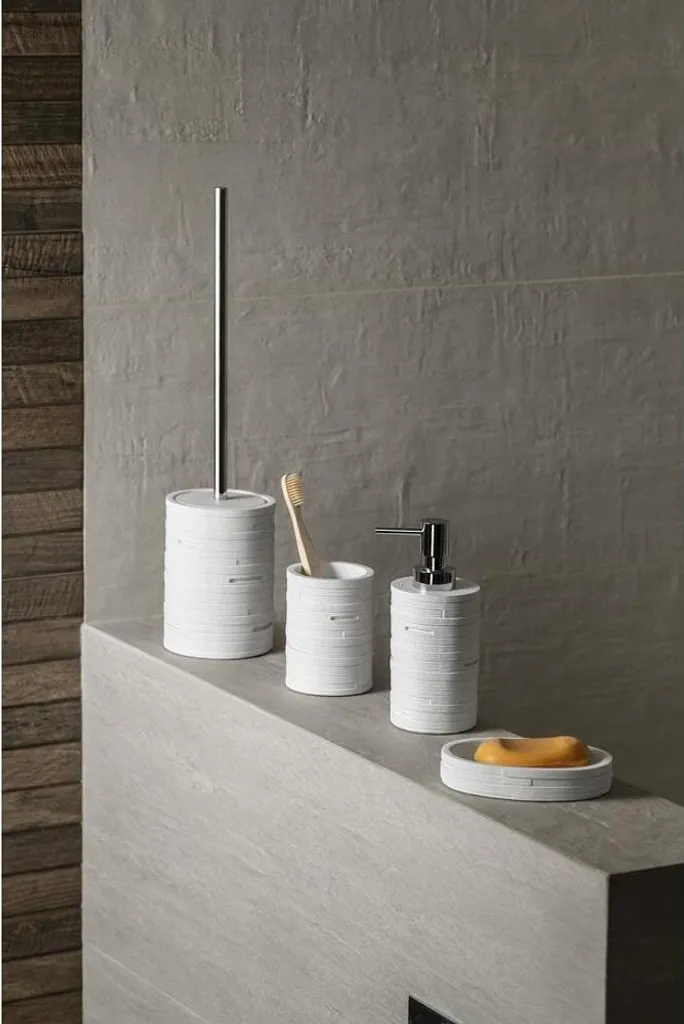 Portascopino WC Minimal HELEN Bianco | Accessori Bagno Design Gedy