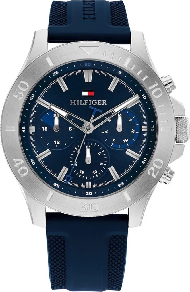 Montre Analogique Tommy Hilfiger 1792112 - Design Sport-Chic en Acier