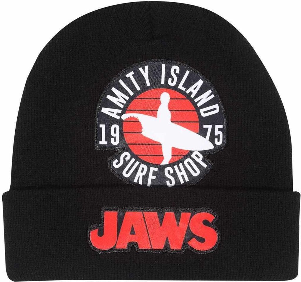 Jaws - "Amity Surf Shop" Mütze HE1473 (Einheitsgröße) (Schwarz)