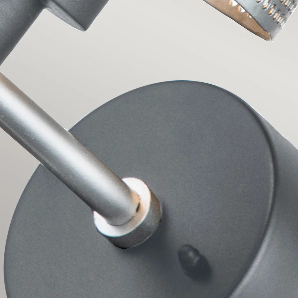 Luminaire extérieur design gris Saturne Elstead avec douille E27 40W