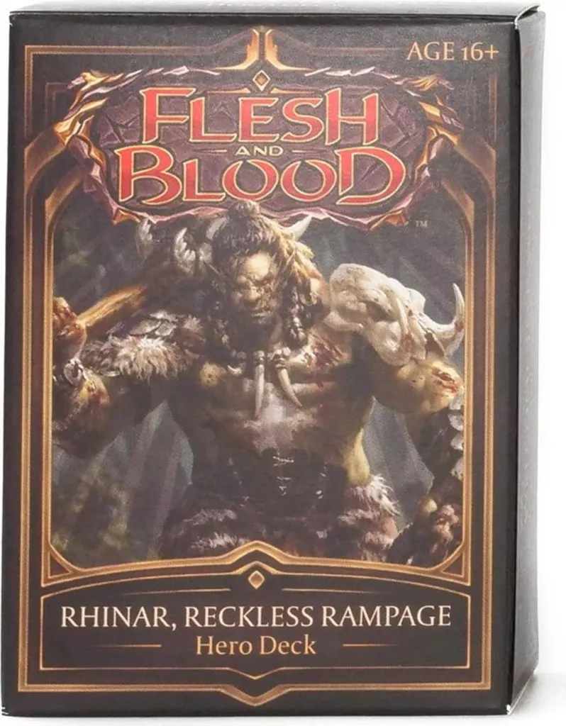 Flesh and Blood Welcome to Rathe Deck Héros Rhinar Reckless Rampage