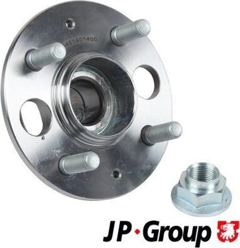 Moyeu de roue arrière avec roulement intégré pour Honda Jazz II 3451401400
