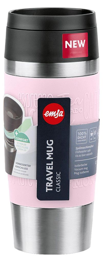 Tazza sottovuoto EMSA Travel Mug Classic 0,36l rosa Immagine del prodotto 