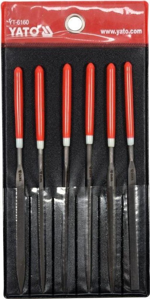 Yato YT-6160, Zestaw pilników, Płaski dokument, Półokrągły Zdjęcie produktu 