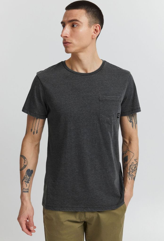 11 Project PRLewi Herren T-Shirt Kurzarm Shirt mit Burn-Out-Waschung