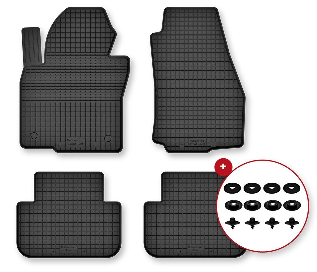 Rubberen automatten voor Mitsubishi Pajero Pinin 1999-2006 Productafbeelding 