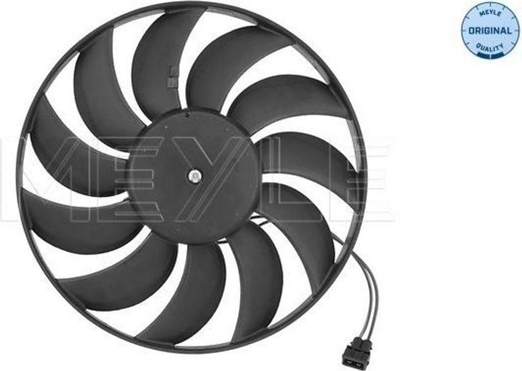 MEYLE 100 236 0048 Lüfter Motorkühlung Kühlerlüfter für VW Transporter IV Bus (70B, 70C, 7DB, 7DK, 70J, 70K, 7DC, 7DJ) Wasserkühler Ø345mm