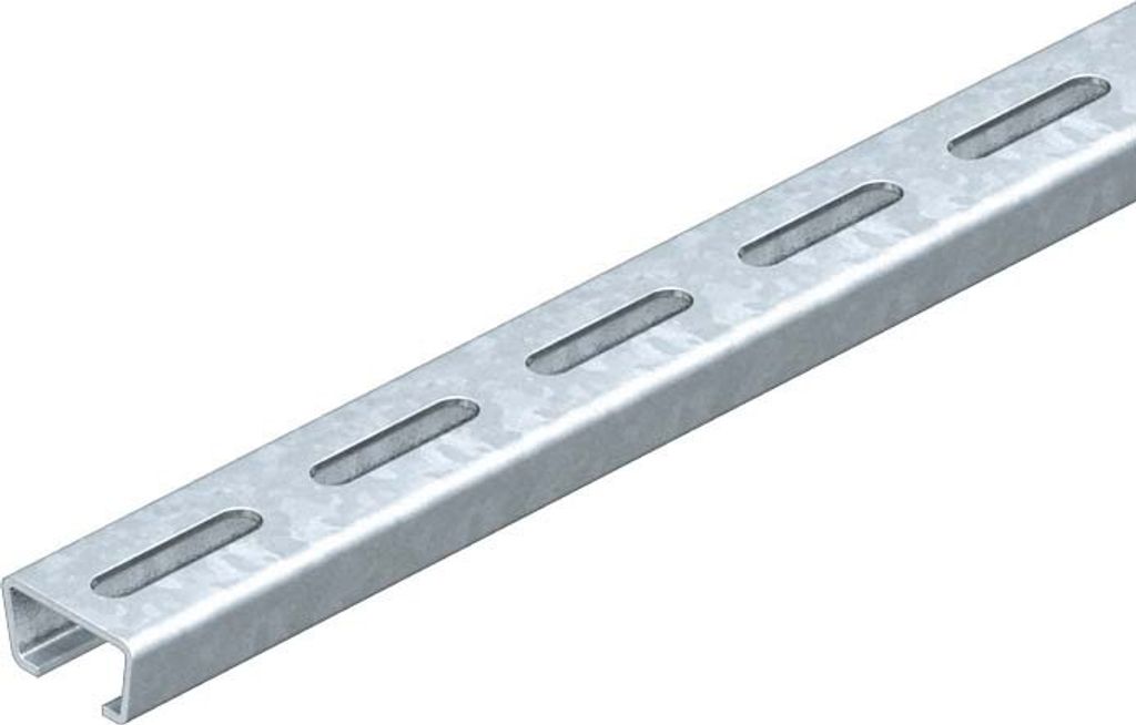 Profilstreifen langgestreckt 37x8,5mm - C-Profil 2000x35x18mm
