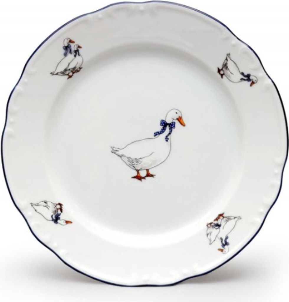 Thun 1794 Assiette à dessert, oies, 17 cm, porcelaine Image du produit 