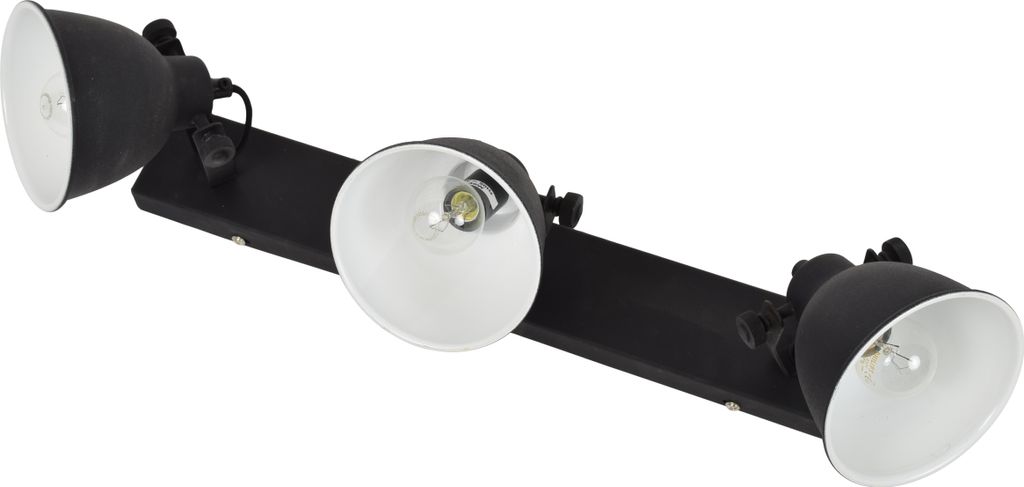 Cooler Spot Industrial 3-Licht Vintage Schwarz