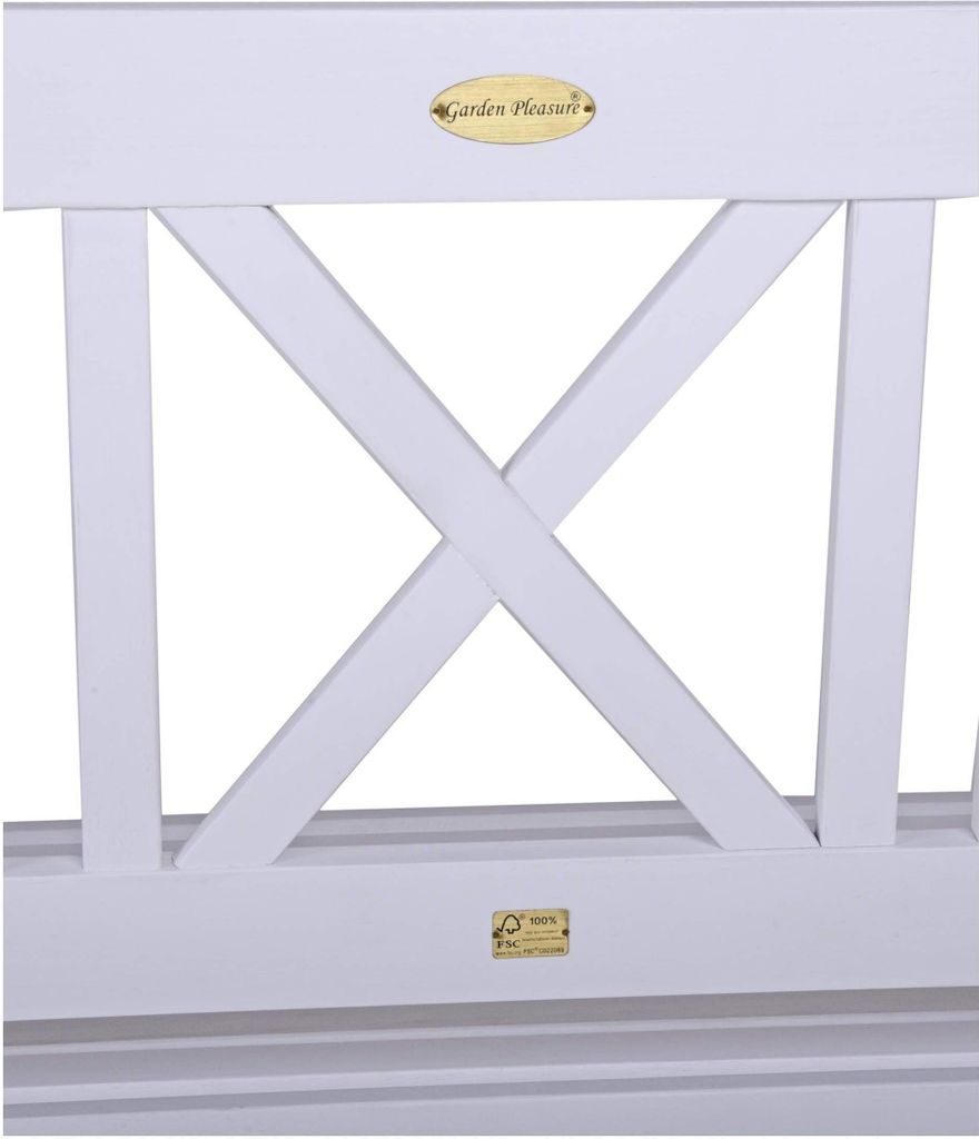 Garden Pleasure Gartenbank MALMÖ 3-Sitzer B 154 x T 59 x H Produktbild 12