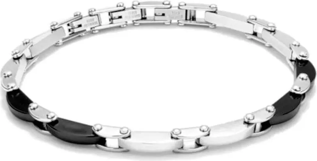 Bracciale da uomo Radiant RH000003 Nero placcato argento