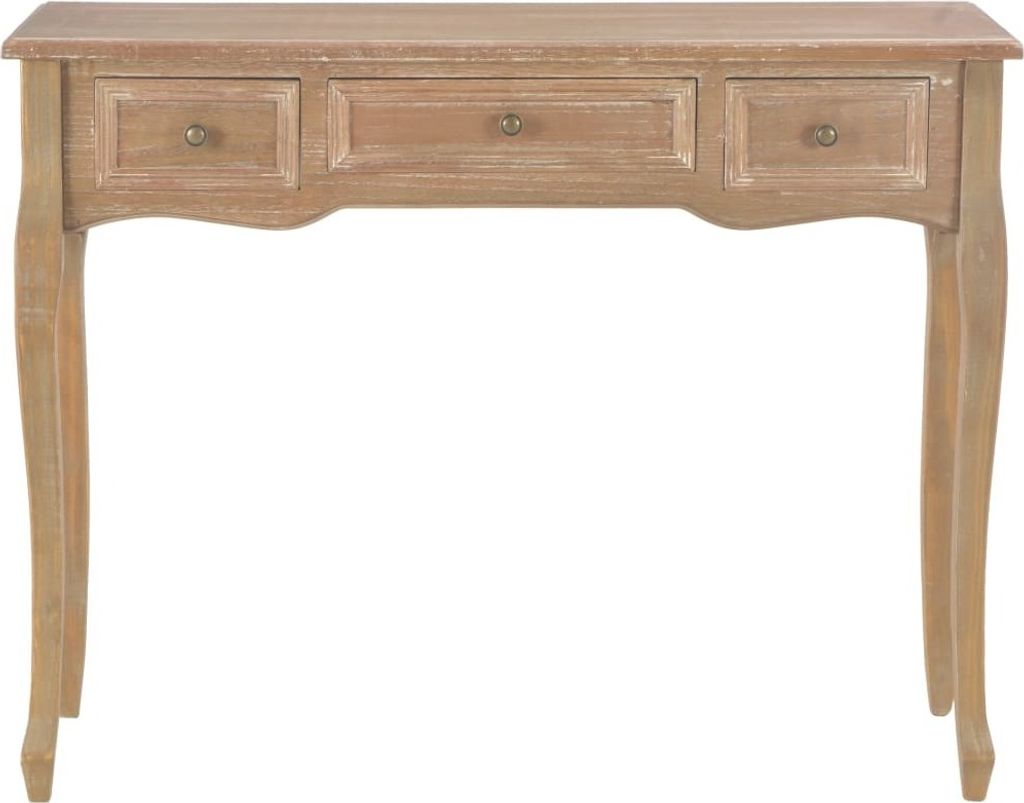 Möbel Frisiertisch Konsolentisch/Flurtisch Moderner design - Sofatisch für Wohnzimmer - mit 3 Schubladen Braun Top3513188