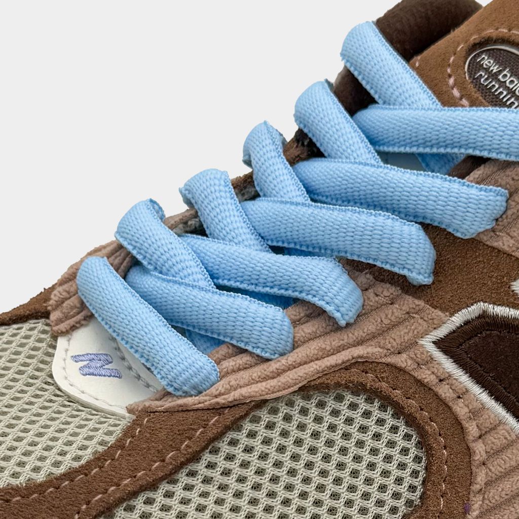 Schnürsenkel Rund Oval SB Laces Round Oval runde Senkel Babyblau - 140 cm