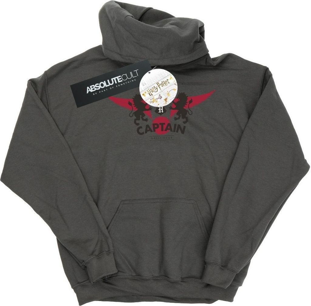Harry Potter - "Gryffindor" Kapuzenpullover für Herren BI12257 (XL) (Holzkohle)