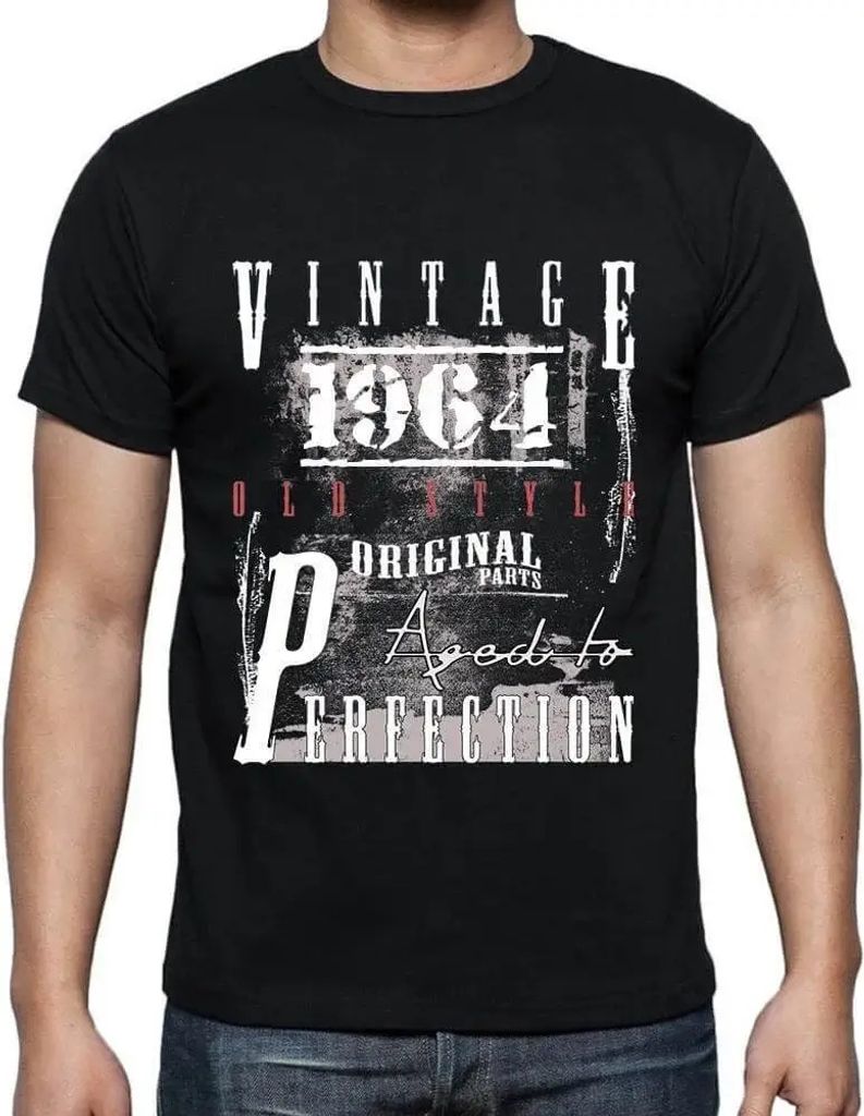 Herren Grafik T-Shirt Originalteile in Perfektion gealtert 1964 – Original Parts Aged To Perfection 1964 – Geschenk 60. Geburtstag Jahrestag 60...