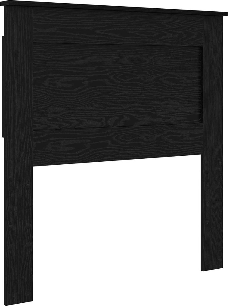 vidaXL Kopfteil mit Kopfteil Schwarz Eichen-Optik 75 cm Holzwerkstoff