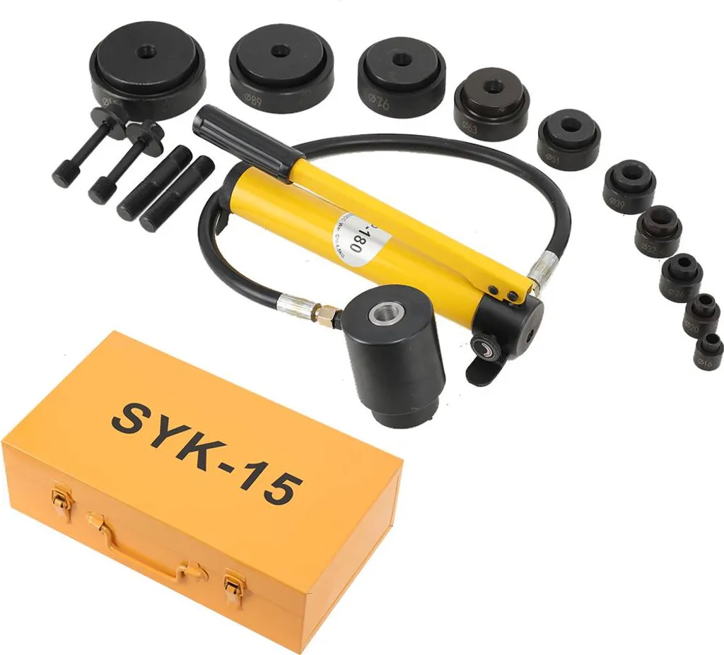 Perceur hydraulique 15T en acier renforcé avec matrices interchangeables