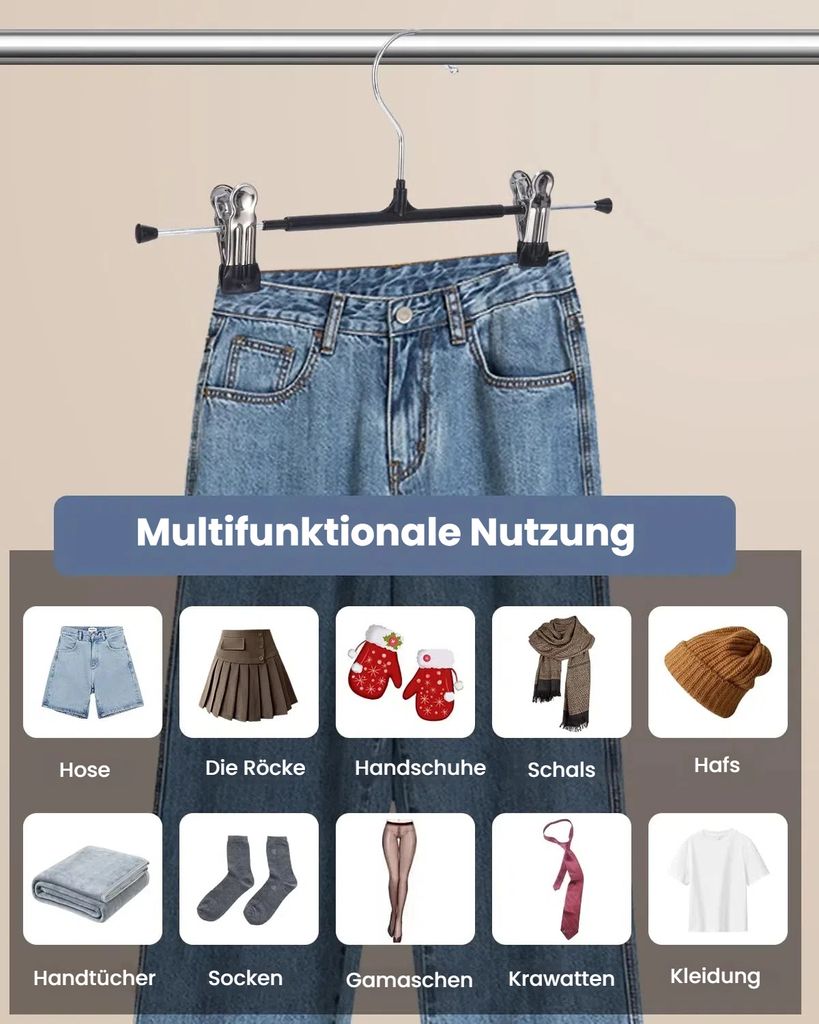 Abeillo PEX-Kleiderbügel-Clips – 20 Stück, Für 16 Mm Rohre, U-Haken Design, Aus ABS-Kunststoff