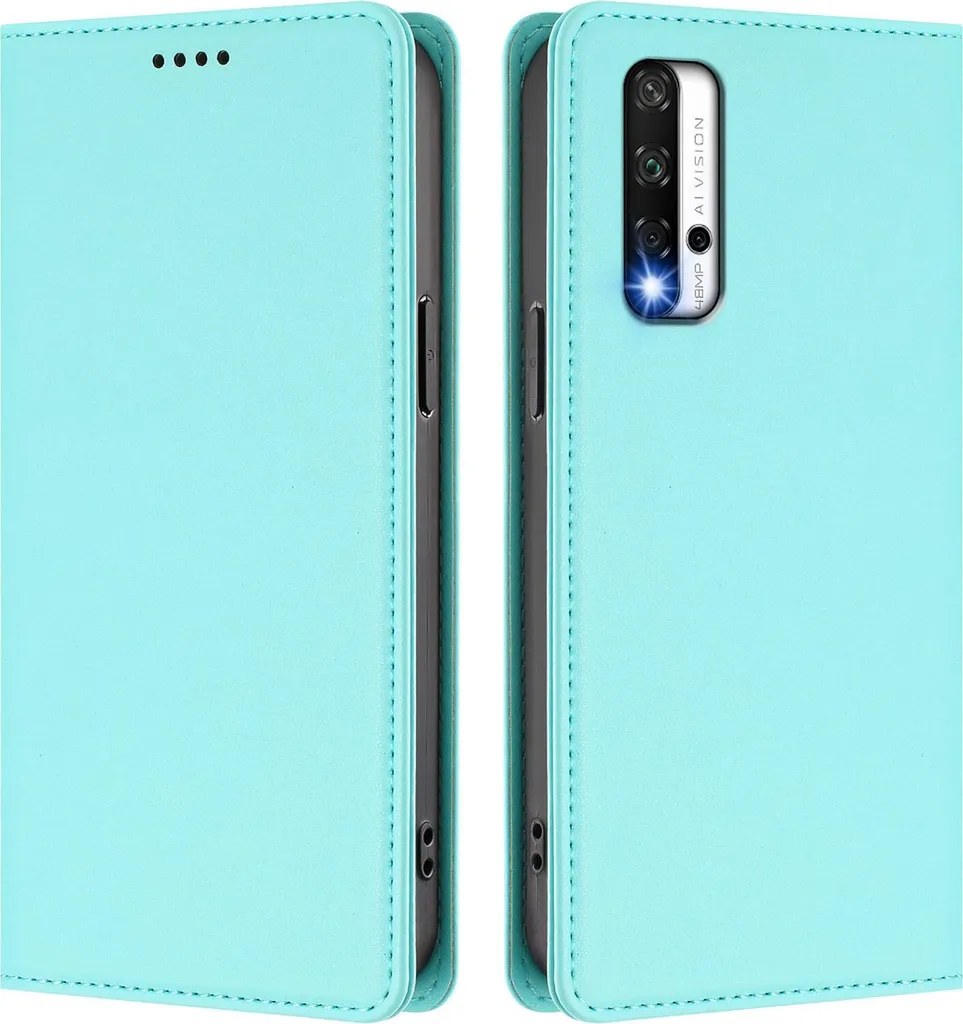 Cover a Libro Honor 20 Pro Verde Menta - Protezione Flip Magnetica