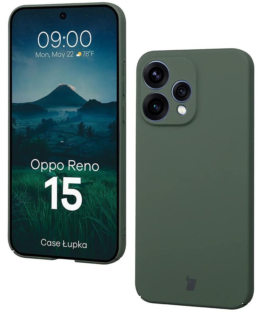 Handyhülle für Oppo Reno 15, Bizon Case Lupka, Grün