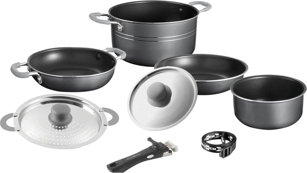 Brunner - Topfset Flavor 7+1 Ø 20 cm Topf- und Pfannenset Küchenkochset Geschirrset für die Küche