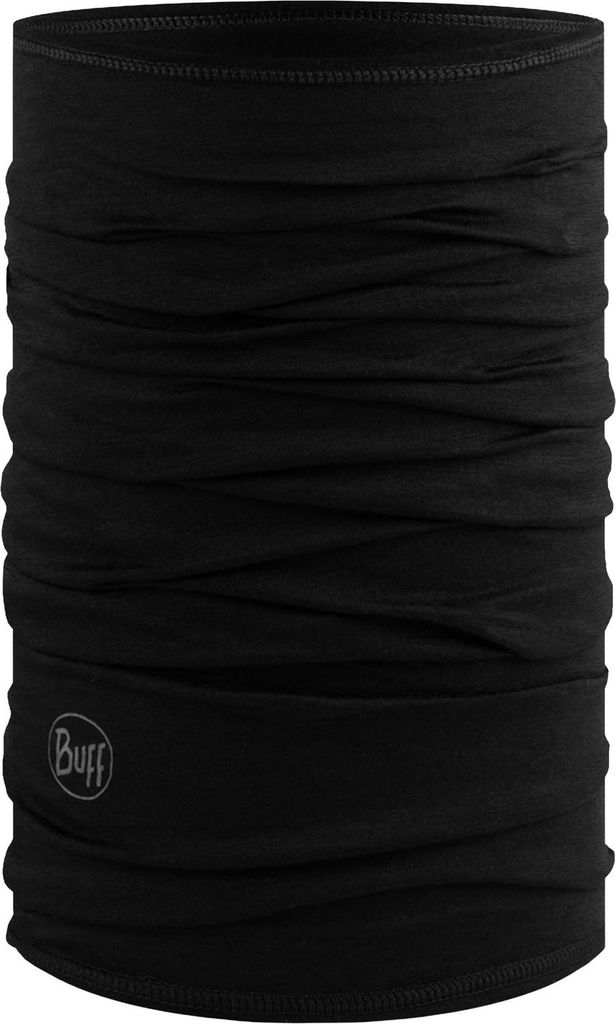 Buff 100637, Nacken-Gamasche, Uni, Schwarz, Wolle, Produktbild 