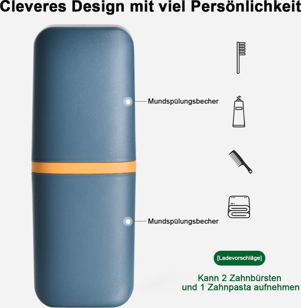 Zahnbürsten-Reiseetui Mit Belüftungslöchern – Atmungsaktiver Halter Für Unterwegs