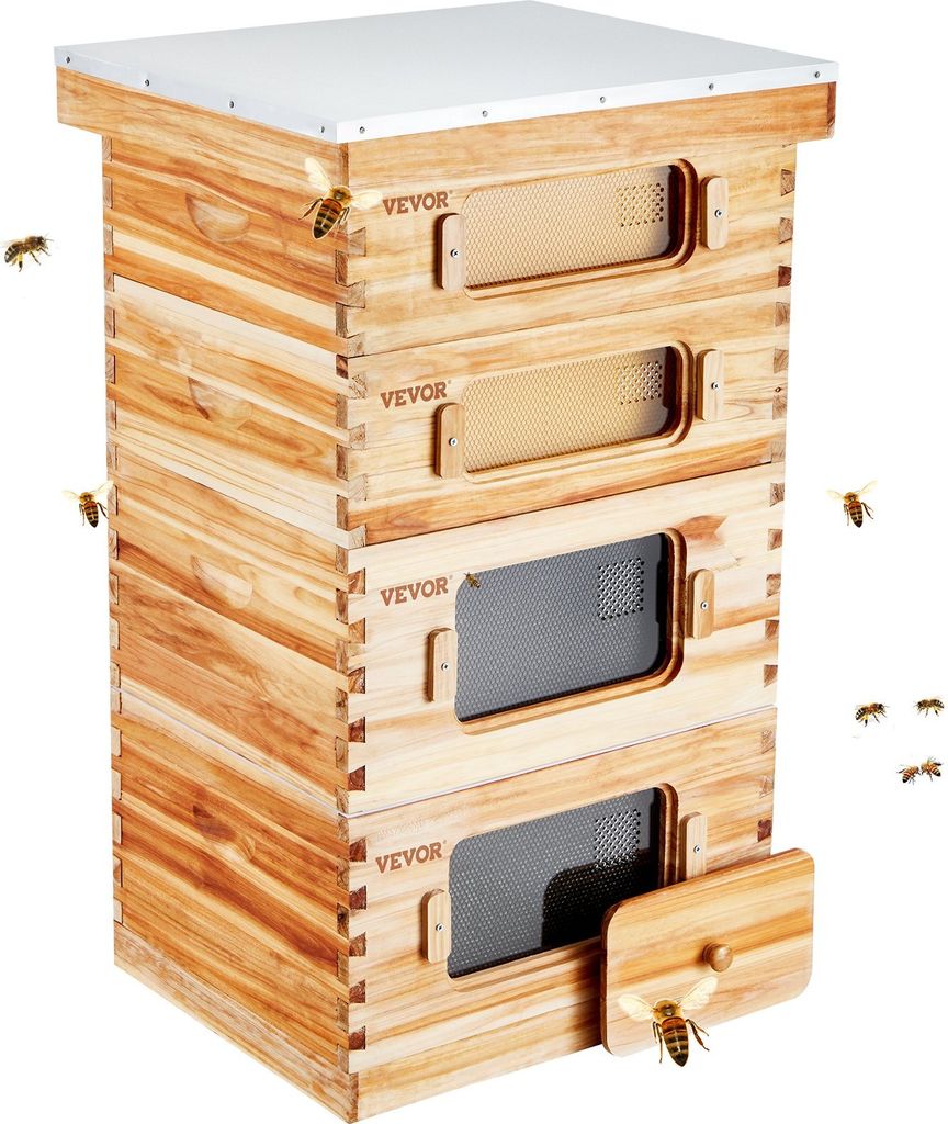 Bienenstock, 40 Rahmen, Zander Beute, mit Bienenwachs Produktbild 