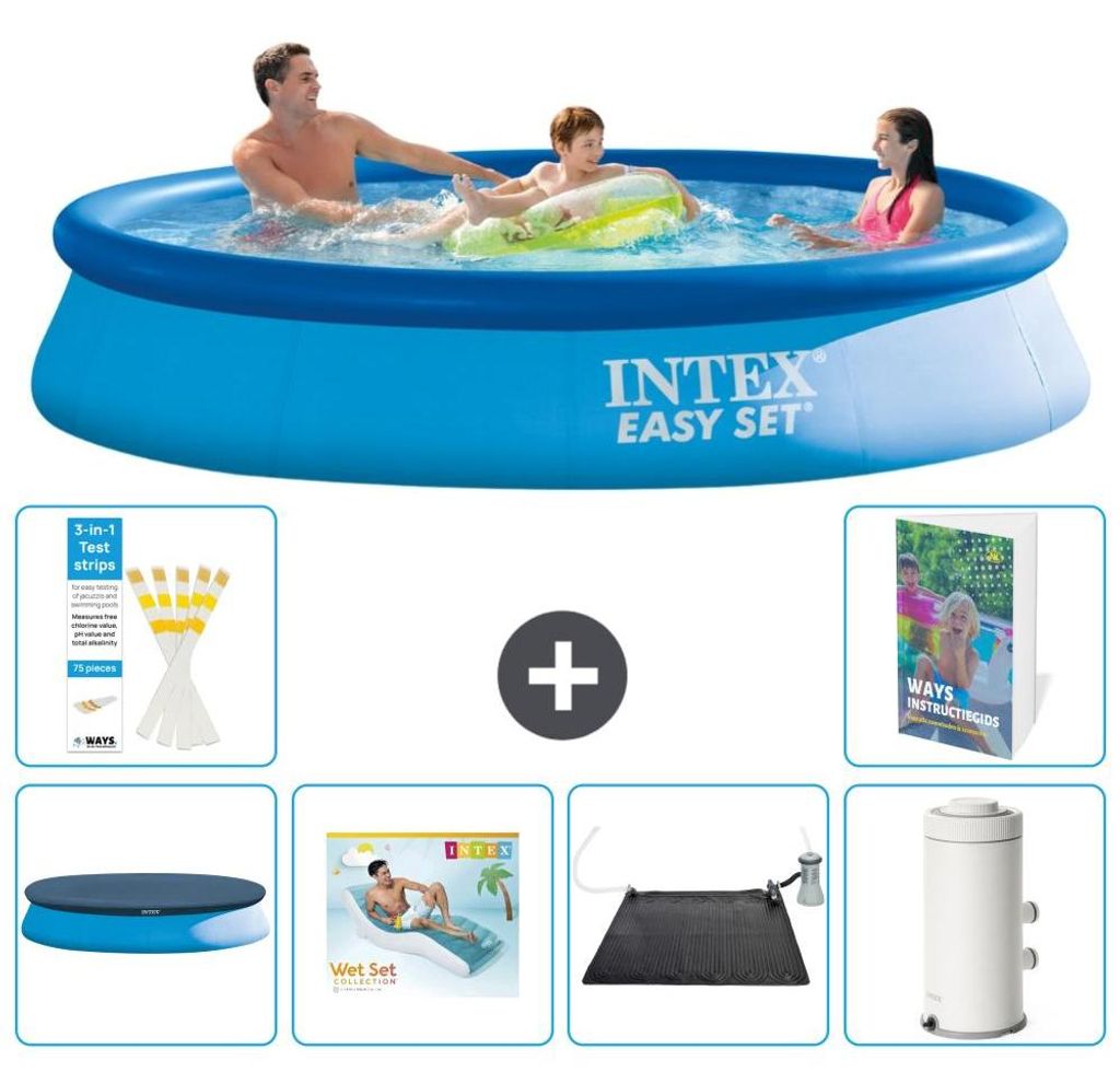 Easy Set Pool Rund - 366x76 cm - 7-teilig S70