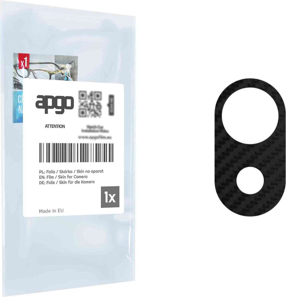 apgo Objektivschutz-Folie, Kameraschutz kompatibel mit Honor Pad 9 Pro, Carbon-Imitation, Rückseite Schutzfolie für Kamera-Insel, Hinten Folie, k...