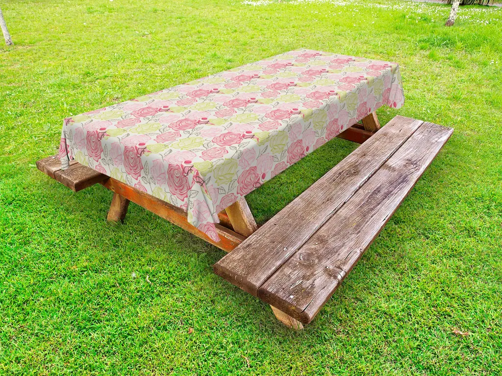 Tovaglia Rotonda Impermeabile Per Esterno – Diametro 152 Cm, Con Foro Per Ombrellone E Cerniera, Antimacchia, Per Tavolo Da Giardino, Picnic E Barbecue - 4