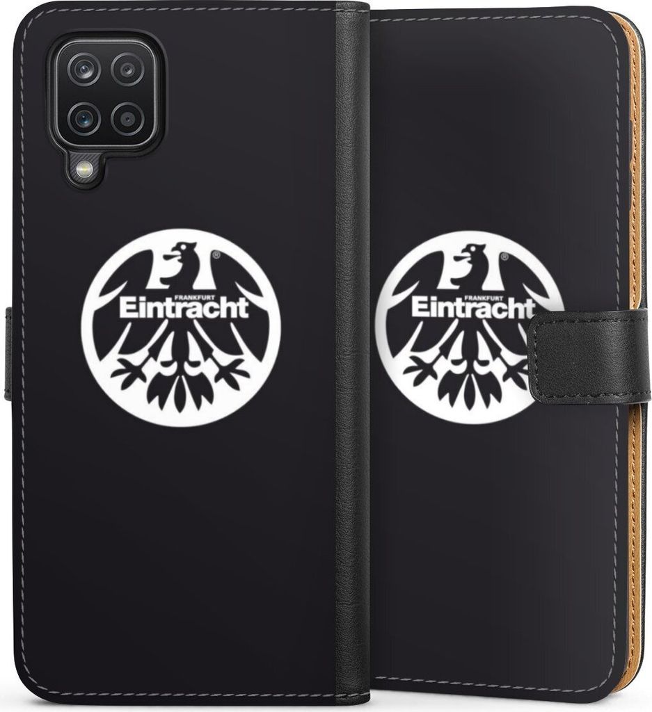 DeinDesign Klapphülle für Samsung Galaxy A12 Handytasche Lederhülle Tasche Adler Eintracht Frankfurt Logo