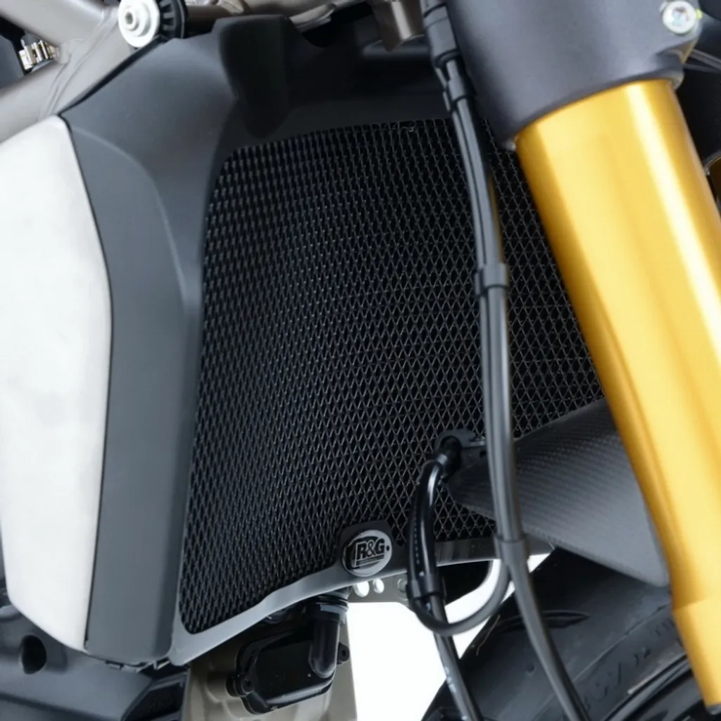 Évitez les fuites : Cache-radiateur R&G noir Ducati Monster 1200 821