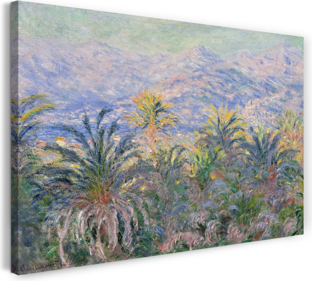 Leinwandbild (100x70cm): Claude Monet - Palmen in Produktbild 
