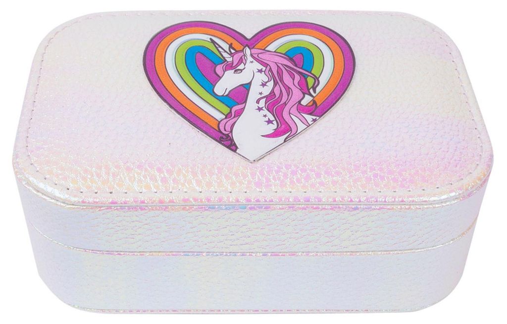 Irisierende schmuckdose mit einhorn Tiny - Taille unique - Weiß | by Great Pretenders