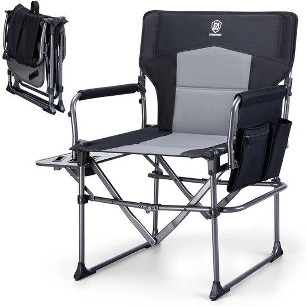 Aluminium Campingstoel, leicht zu transportieren, einstückig.