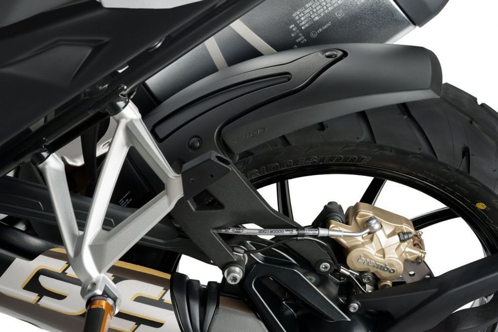 PUIG 1947J Hinterradabdeckungen passend fuer BMW R1200GS Mattschwarz