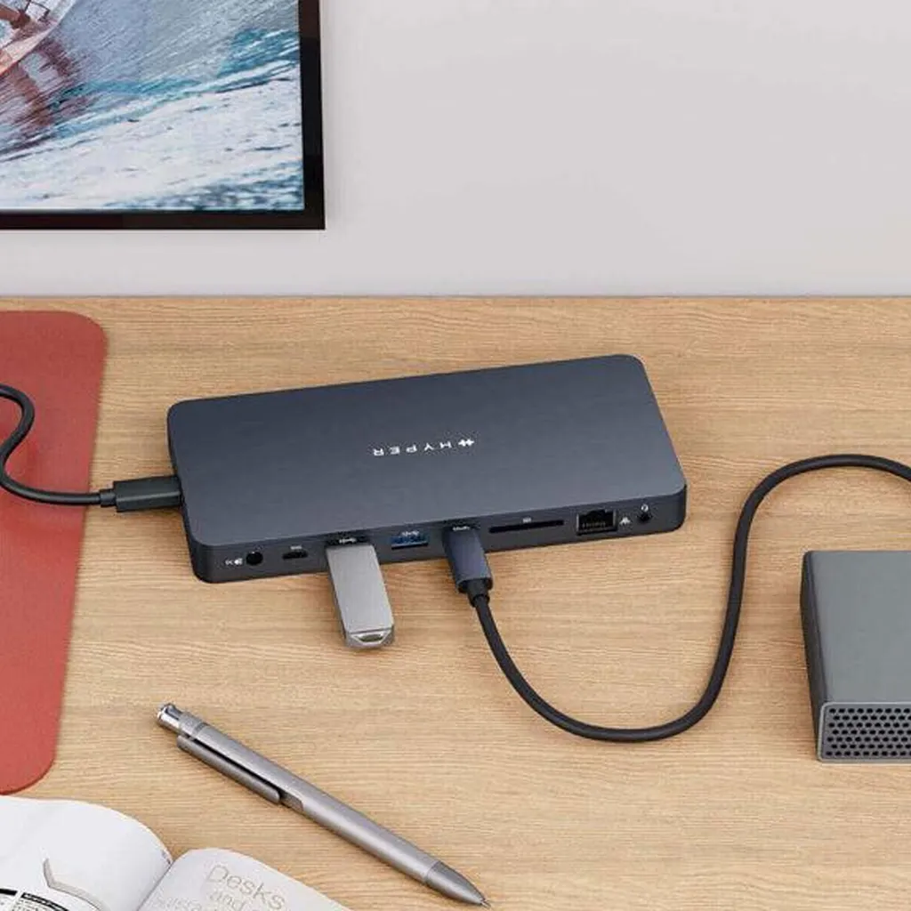 Station USB 3.2 Gen 2 HyperDrive Next Type-C Transfert 10Gbps Bleu - 10