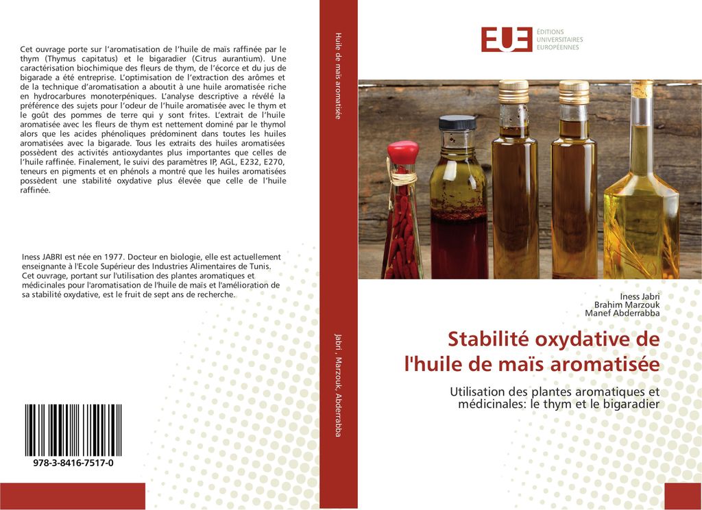 Stabilité oxydative de l'huile de maïs aromatisée