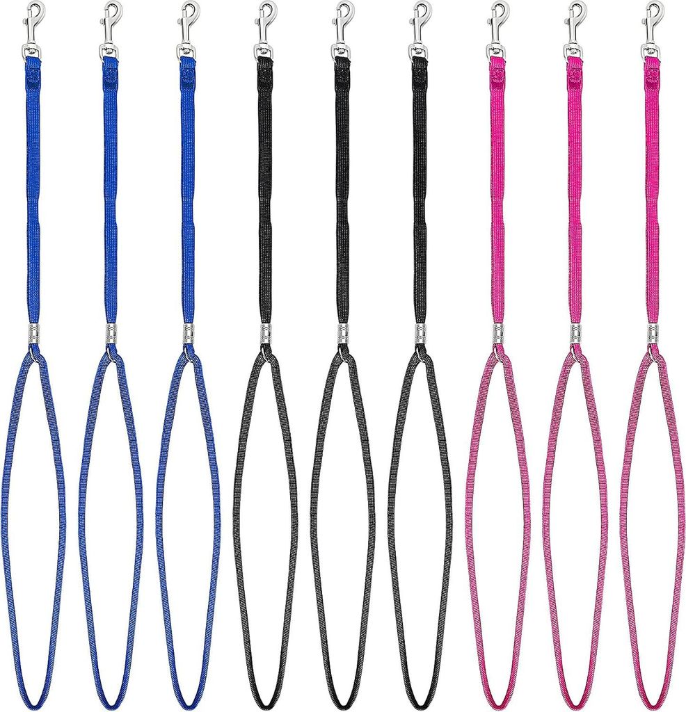 9 Stück Hund Katze Grooming Schlaufen Leine Haustier Schwimmen Tether Bänder - Nylon Sicherheits-Schlinge Geschirr Sicherheitsseil - Haustier Gro...