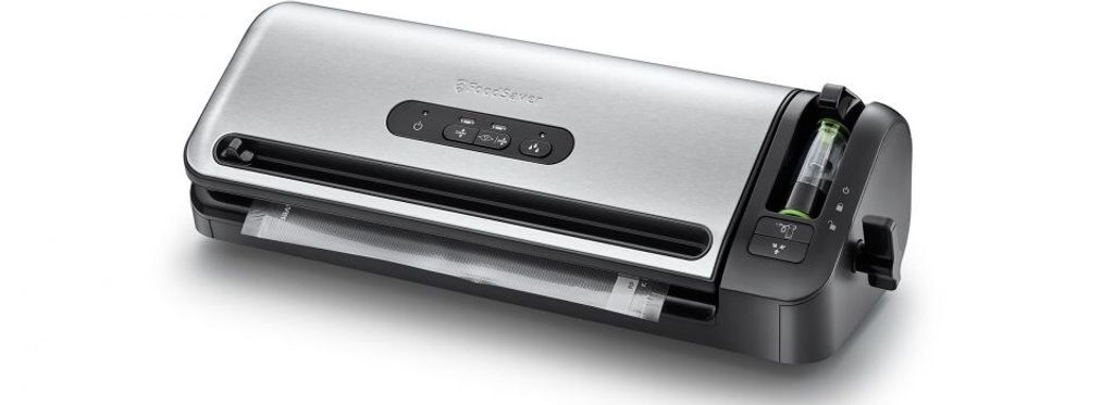 FoodSaver FFS017X, Noir, Acier inoxydable, Joint Image du produit 
