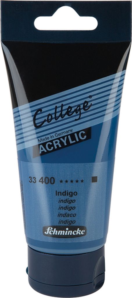 Schmincke 75ml College Acryl Indigo Acryl 33 400 013